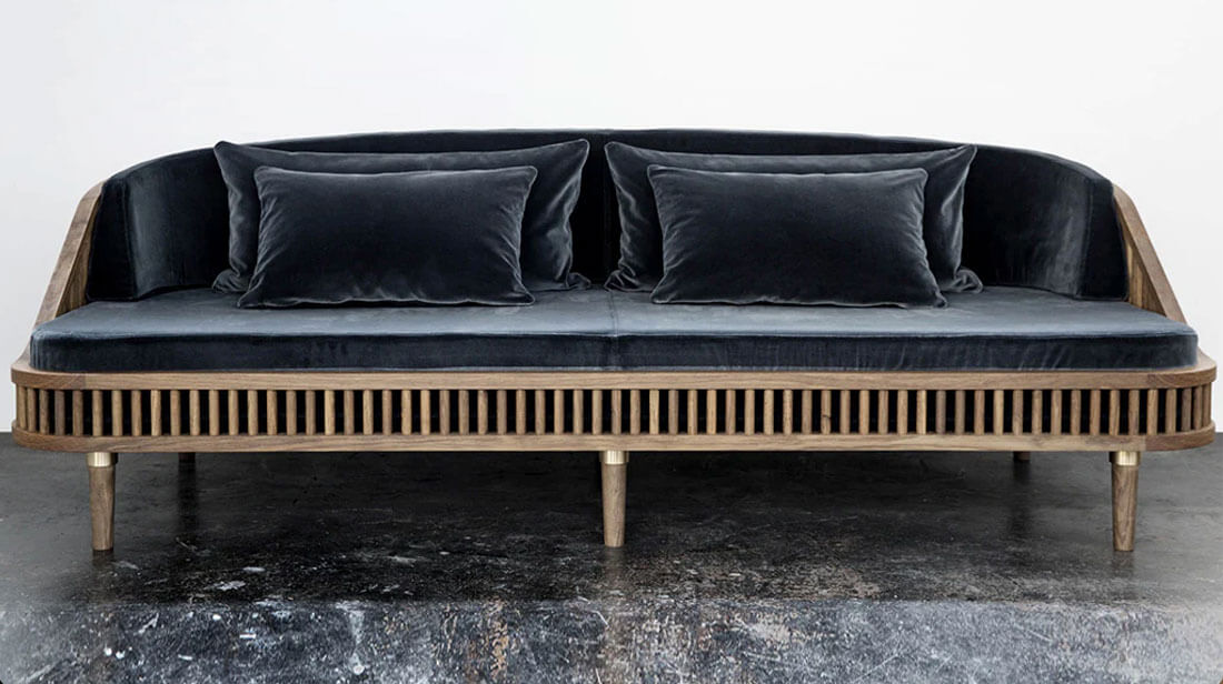 ghế sofa băng nan gỗ