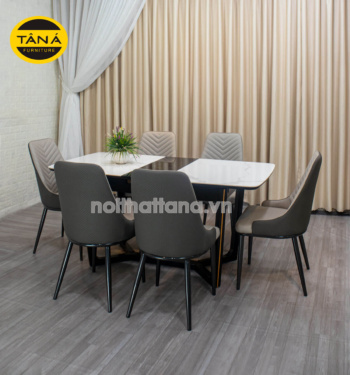 Bộ Bàn Ăn Thông Minh Có Bếp Từ Gấp Gọn 6 Ghế BA108