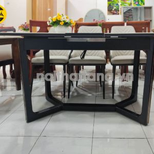 Bộ Bàn Ăn Thông Minh Có Bếp Từ Gấp Gọn 6 Ghế BA108