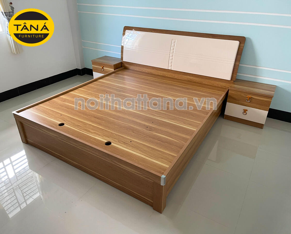 Mẫu giường ngủ gỗ giá rẻ tại trà vinh