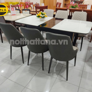 Bộ Bàn Ăn Thông Minh Có Bếp Từ Gấp Gọn 6 Ghế BA108