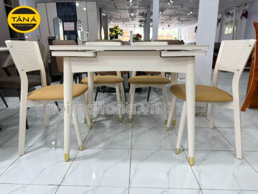 Bộ bàn ăn thông minh gấp gọn 4 ghế BA-Z1199B