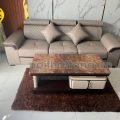 Ghế sofa băng da 3 chỗ ngồi nhỏ gọn QB34