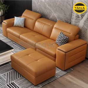 Ghế sofa băng da 3 chỗ ngồi nhỏ gọn TB50