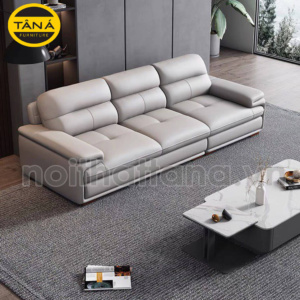 Ghế sofa băng da 3 chỗ ngồi nhỏ gọn TB52