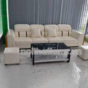 Ghế sofa băng da 4 chỗ ngồi hiện đại NB39