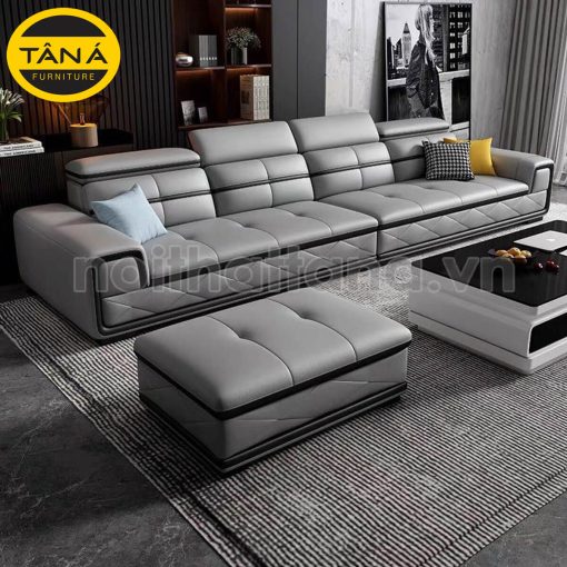 Ghế sofa băng da 4 chỗ ngồi hiện đại TB32