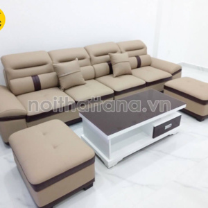 Ghế sofa băng da 4 chỗ ngồi hiện đại TB47