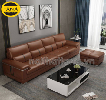 Ghế sofa băng da 4 chỗ ngồi hiện đại TB48