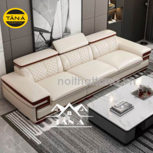 Ghế sofa băng da 3 chỗ ngồi nhỏ gọn TB55