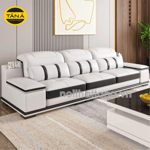 Ghế sofa băng da 3 chỗ ngồi nhỏ gọn TB51