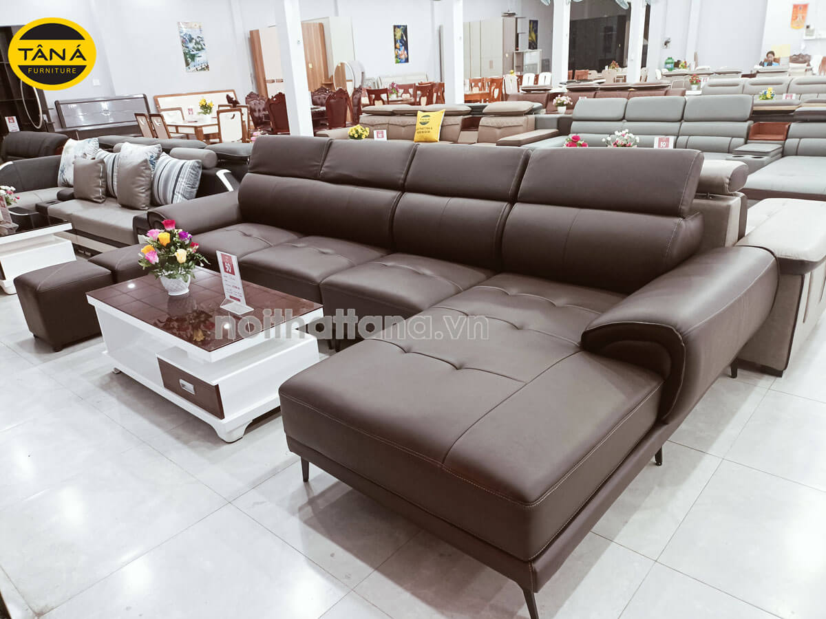 Sofa Da Hàn Quốc Góc L Hiện Đại Q23