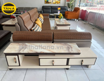 Kệ Tivi gỗ mặt đá hiện đại nhập khẩu KT73