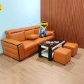 Ghế sofa băng da 3 chỗ ngồi nhỏ gọn TB50
