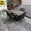 Bộ Bàn Ăn Mặt Đá Ceramic 6 Ghế Hiện Đại Nhập Khẩu BA142