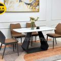 Bộ Bàn Ăn 4 Ghế BA151 Phong Cách Châu Âu Hiện Đại