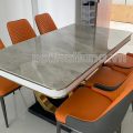 Bộ Bàn Ăn Mặt Đá Ceramic 6 Ghế Hiện Đại Nhập Khẩu BA142
