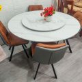 Bộ Bàn Ăn Tròn Mặt Đá Ceramic 6 Ghế Cao Cấp Nhập Khẩu BA141