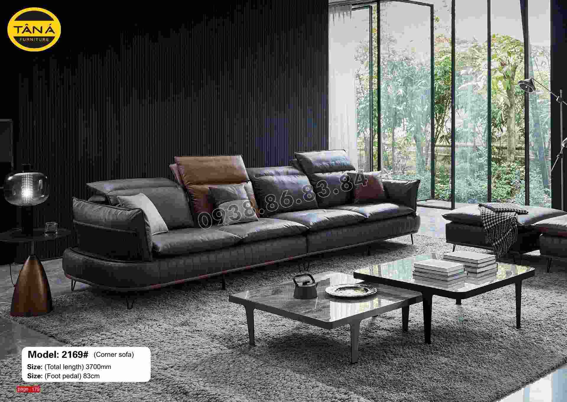Sofa Vải Giả Da Cao Cấp Nhập Khẩu Đài Loan AT-2169