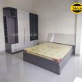Combo Giường Tủ Màu Xám Phong Cách Tối Giản TA-9284