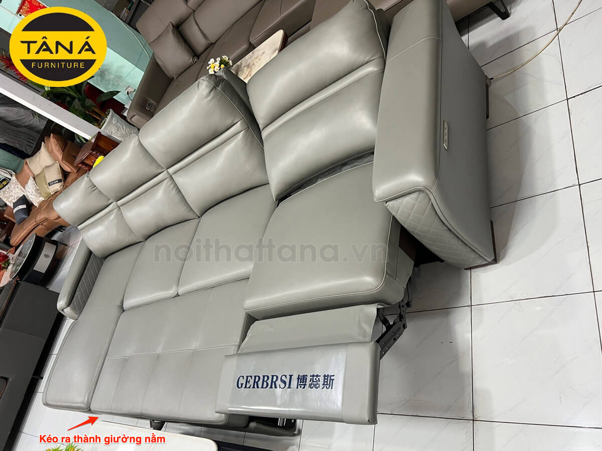 Sofa Bed Chỉnh Điện Bọc Da Bò Nhập Khẩu TA-B761