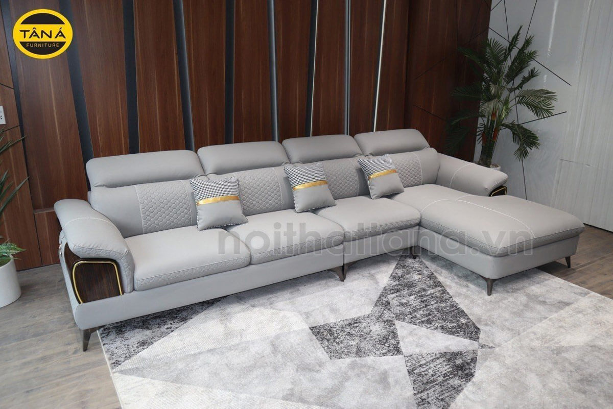 Sofa Da Cao Cấp Góc L Đẹp TA-G23