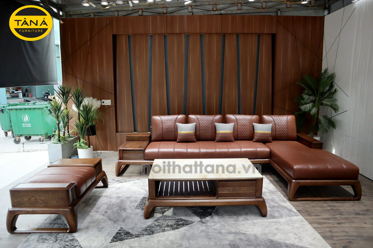 mẫu ghế sofa salon gỗ bọc nệm giá rẻ