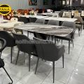 Bộ Bàn Ăn Mặt Đá 6 Ghế Hiện Đại Nhập Khẩu BA-S222