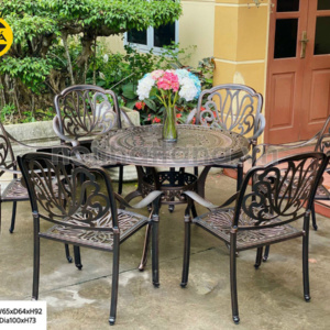 Bộ Bàn Ghế Ngoài Trời 6 Ghế Nhập Khẩu NT03