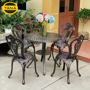 Bộ Bàn Ghế Ngoài Trời 4 Ghế Nhập Khẩu NT05