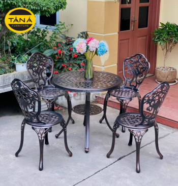 Bộ Bàn Ghế Ngoài Trời 4 Ghế Nhập Khẩu NT10