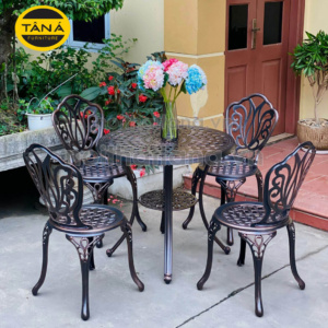 Bộ Bàn Ghế Ngoài Trời 4 Ghế Nhập Khẩu NT11