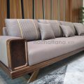 Sofa Da Cao Cấp Góc L Hiện Đại TA-887AB
