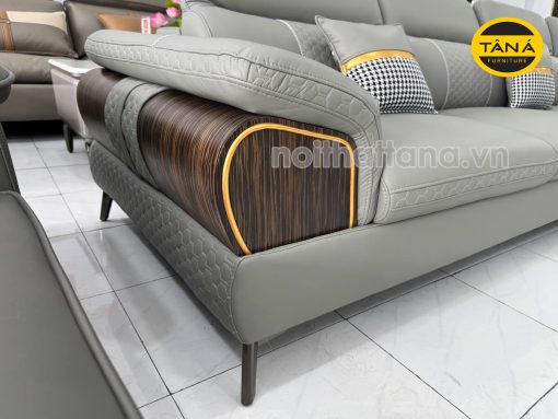 Sofa Da Cao Cấp Chống Trầy Xước, Lau Được Mực Góc L Đẹp TA-G23