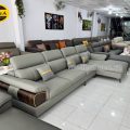 Sofa Da Cao Cấp Chống Trầy Xước, Lau Được Mực Góc L Đẹp TA-G23