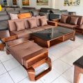 Sofa Băng Gỗ Sồi Bọc Da Cao Cấp TA-G26