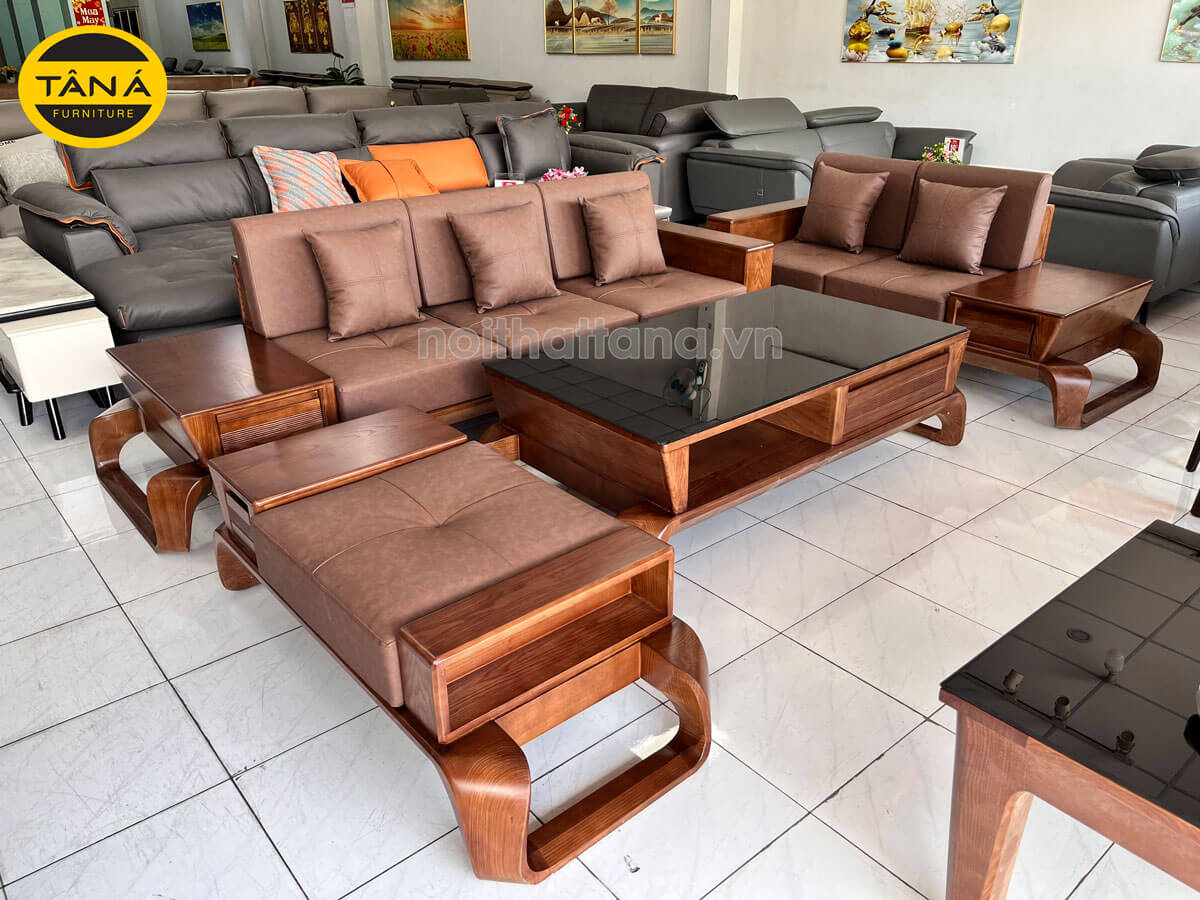 Kích thước sofa gỗ 3 chỗ ngồi tiêu chuẩn