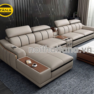 Sofa Góc L Da Hàn Quốc Phong Cách Hiện Đại N50