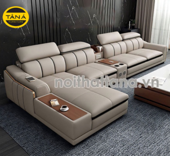 Sofa Góc L Da Hàn Quốc Phong Cách Hiện Đại N50