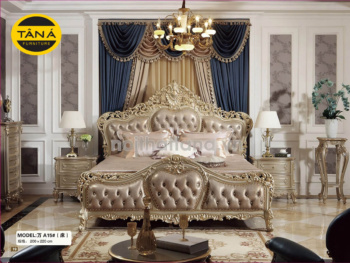 Giường Ngủ Tân Cổ Điển Cao Cấp TA-A15 Nhập Khẩu Đài Loan