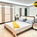 Combo Giường Tủ Đẹp Gỗ MDF Chống Ẩm Nhập Khẩu TA-3052