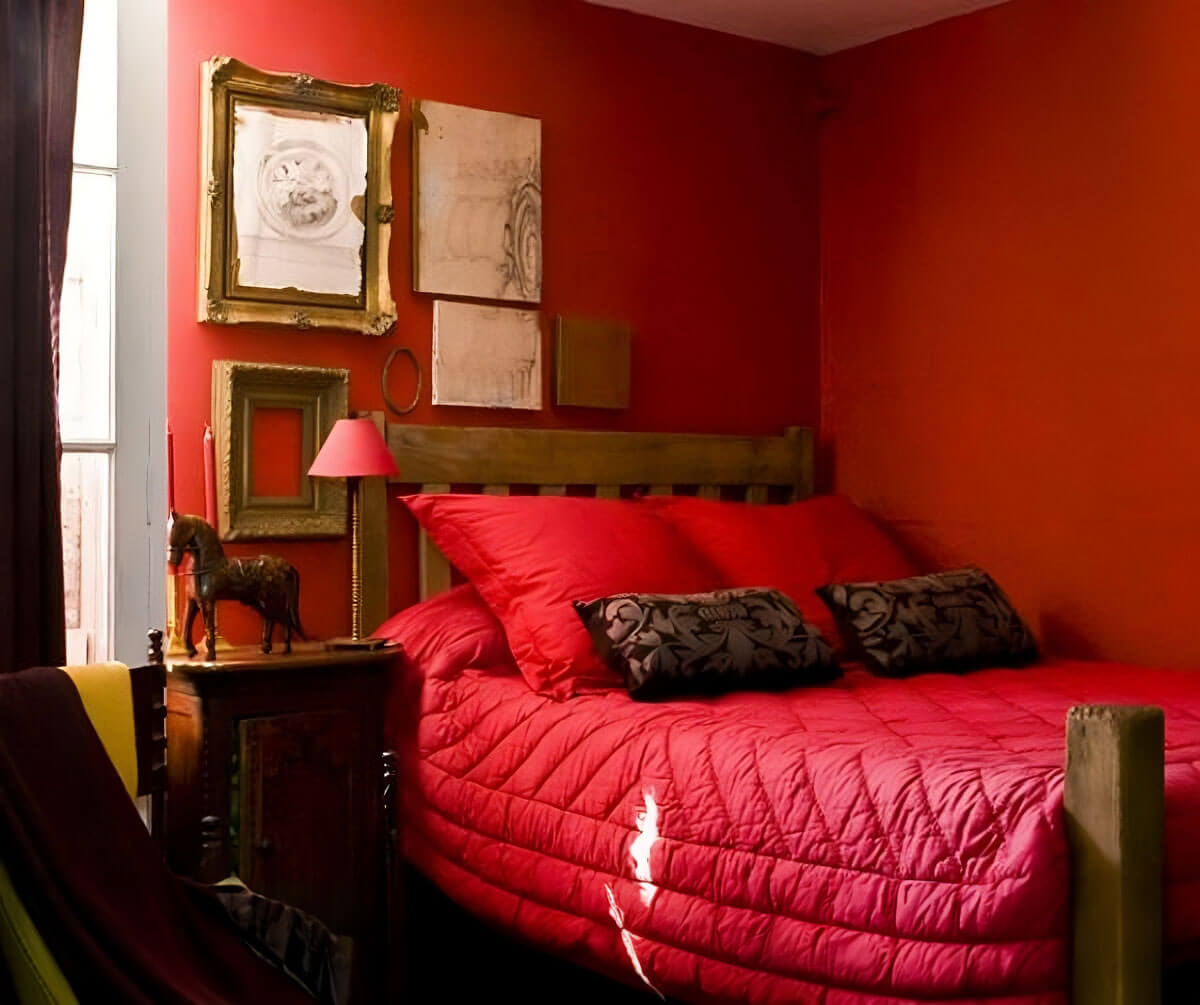 Màu sắc nên tránh khi thiết kế phòng ngủ