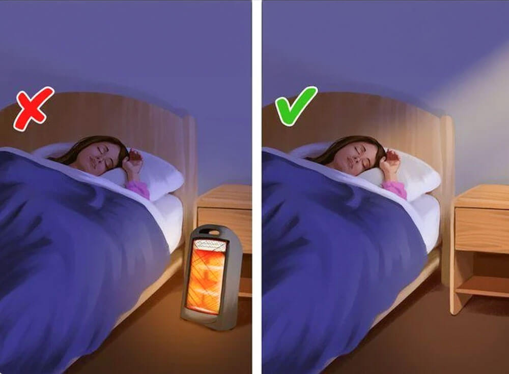 không nên để đồ điện tử trong phòng ngủ