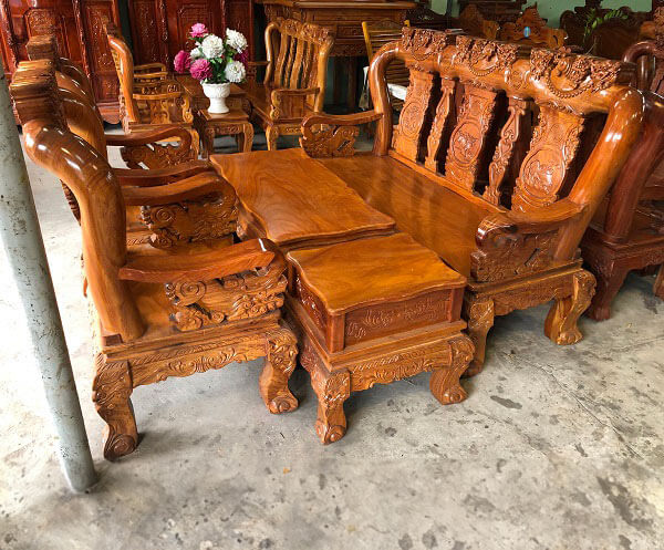 ghế salon gỗ