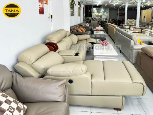 Ghế sofa da bò thư giãn chỉnh điện nhập khẩu đài loan