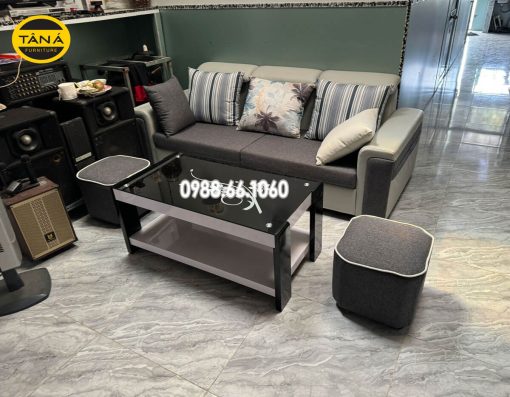 Sofa băng vải 2m2 TB80 cho phòng khách nhỏ