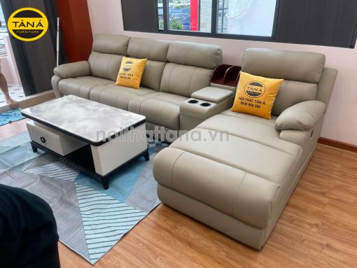 Mua Ghế Sofa Da Bò Thư Giãn Chỉnh Điện Góc L Nhập Khẩu TA-R835