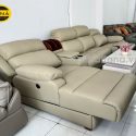 Ghế sofa da bò thư giãn chỉnh điện nhập khẩu đài loan