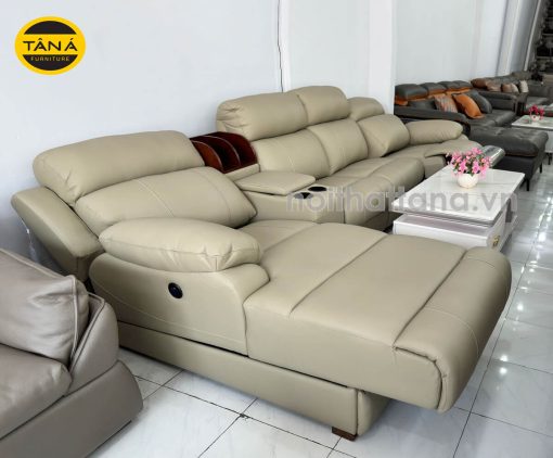 Ghế sofa da bò thư giãn chỉnh điện nhập khẩu đài loan