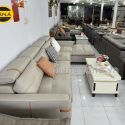 Sofa vải giả da góc chữ L đẹp nhập khẩu TA-K931